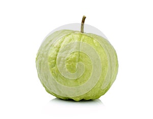 Guava fruit isolated on white background