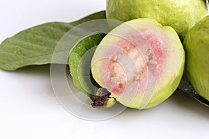 Guava (Psidium guajava L.) fruits of thailand.