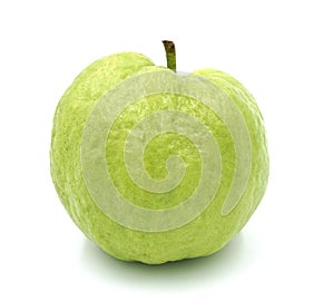 Guava on white background.