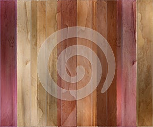 Guava wood and watercolor background