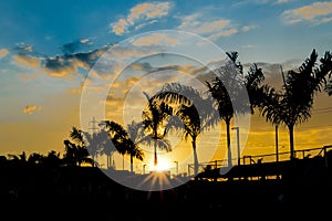 Guayaquil Outskirt Sunset Scene