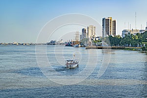 Guayas River and Malecon, Guayaquil, Ecuador