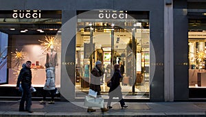 Gucci shop in Quadrilatero dOro