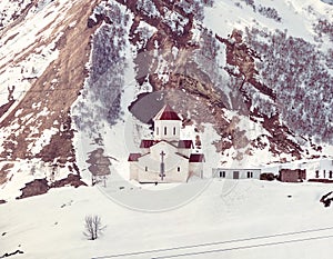 Gudauri mountain in Georgia