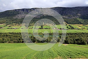 Gudbrandsdalen valley, Norway countryside