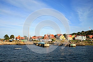 Gudhjem on Bornholm Island, Denmark
