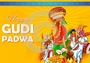 Gudi Padwa Lunar New Year celebration in Maharastra India