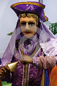 The Gueguense, nicaraguan folclore big puppet photo