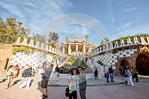 Guell park in Barcelona