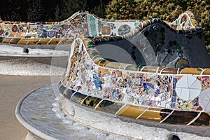 Guell Park Barcelona Catalunia Spain photo