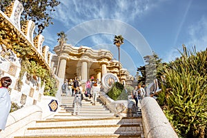 Guell park in Barcelona