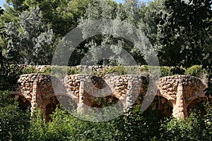 Guell'spark: acqueduc (barcelona spain)