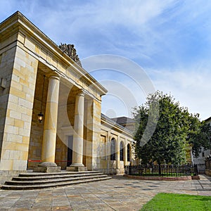 Guernica, Spain: The Tree of Guernica outside the Casa de Juntas Assembly Hall. Guernica, Basque Country photo