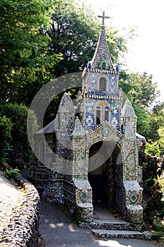 Guernsey -Close-up view of The Little Chapel