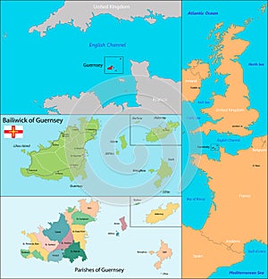 Guernsey map