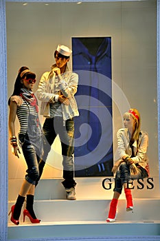 Guess fashion store in Italy