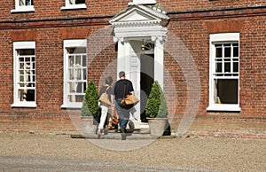 Guest Arriving at Hotel photo