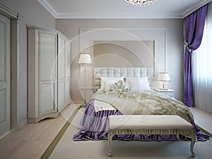 Guest bedroom neoclassic style