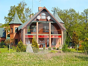 The guest house with two wings