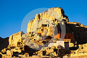 Guge palace ruins in Tibet