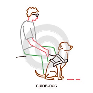 Guide dog icon