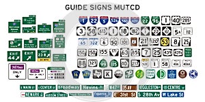 Guide signs photo