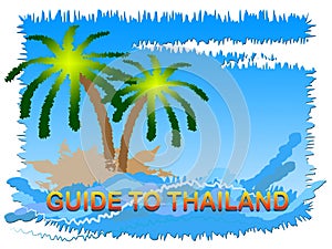 Guide To Thailand Means Asian Tourist Guidebook Holiday photo