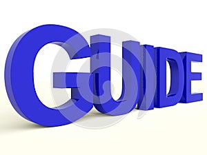 Guide Word As Symbol for Guidance Or Training