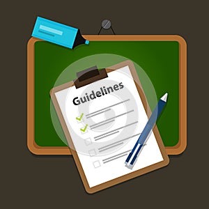 Guidelines business guide standard document company photo