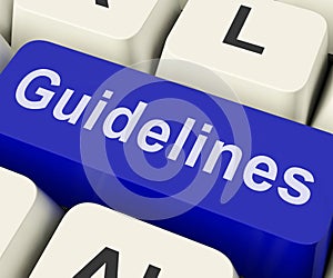 Guidelines Key Shows Guidance Rules Or Policy