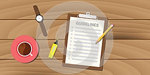Guidelines policy guidance business management
