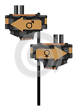 Guidepost Male and Female