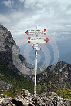 Guidepost - Via ferrata in Italy photo