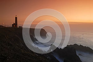 Guiding beacon from a lighthouse