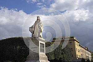 Guido Monaco statue, Arezzo Italy