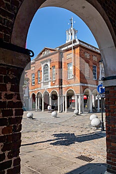 The Guild Hall taken from the Corn Market, High Wycombe photo