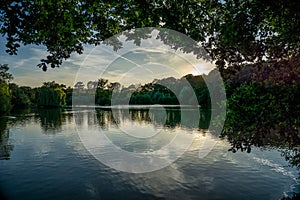 Guildford Lake during Summer Evening