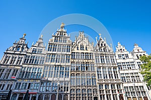 Guildhalls of Antwerp the famous place in Antwerp, Belgium