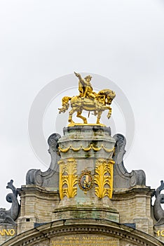 Guildhalls on Grand Place in Brussels, Belgium