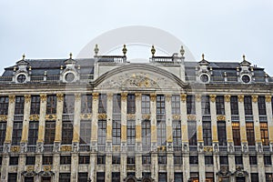 Guildhalls on Grand Place in Brussels, Belgium.