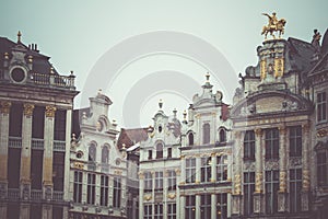 Guildhalls on the Grand Place, Brussels, Belgium