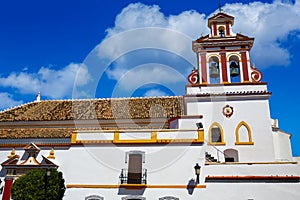 Guillena church on the via de la Plata way spain photo