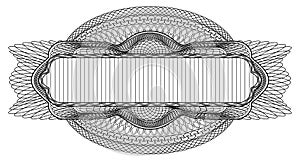 Guilloche design element