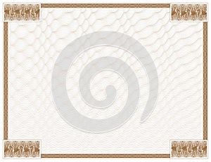 Guilloche - frame with background