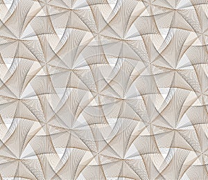 Guilloche micro vector seamless pattern. Color background with thin lines and optical blending effect.