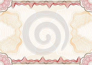 Guilloche pattern photo