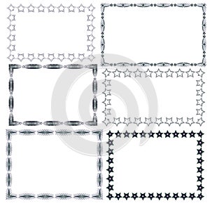 Guilloche Pattern for Certificate Set frame