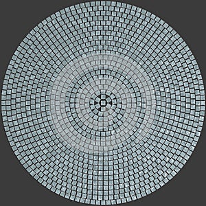 Guilloche setts paving pattern texture photo
