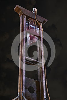 Guillotine, Death Penalty, Prisoner, Isolated