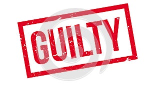 Guilty rubber stamp